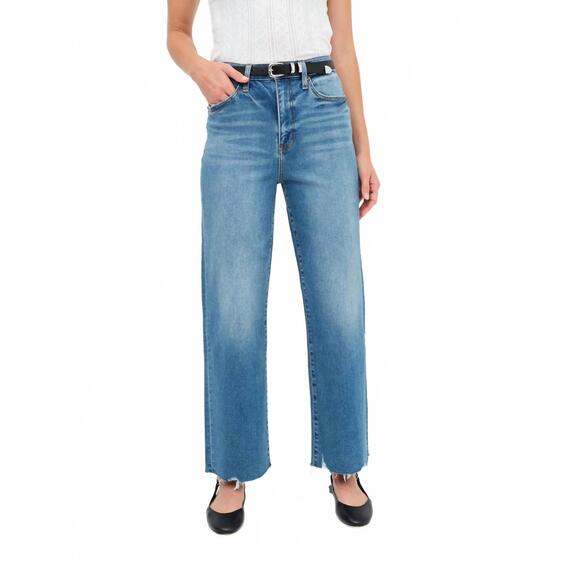 DAZE Denim - NEW DAZE pleaser high rise wide ankle jeans in vibe check
